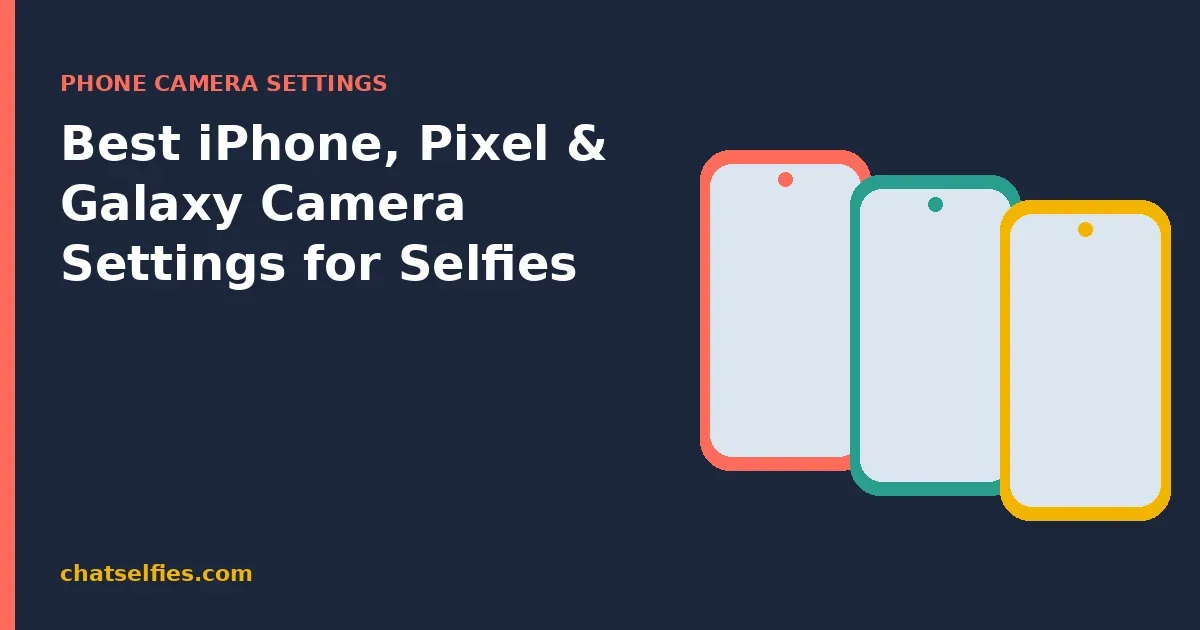 Three stylized phones in brand colors